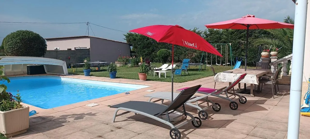 Charmante Maison Avec Piscine Anneyron 0*,